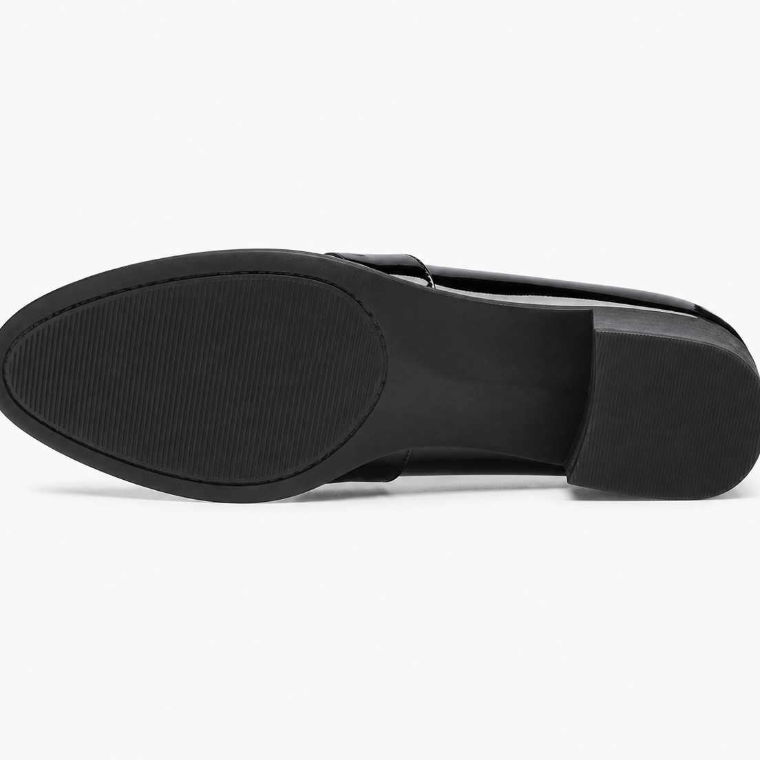 Whitechapel Square Heel Patent Loafers