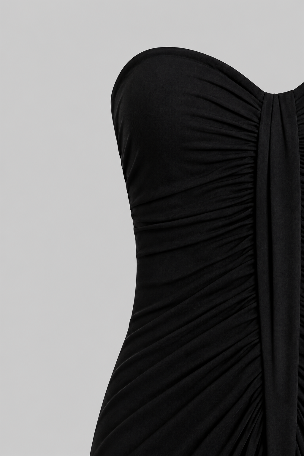 Thelma Strapless Chiffon Maxi Dress