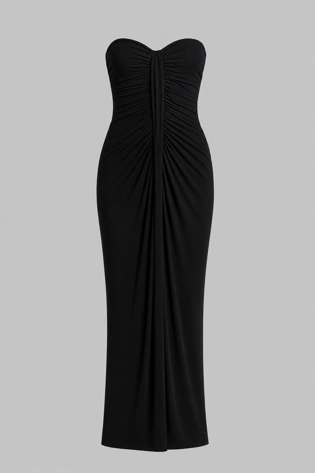 Thelma Strapless Chiffon Maxi Dress