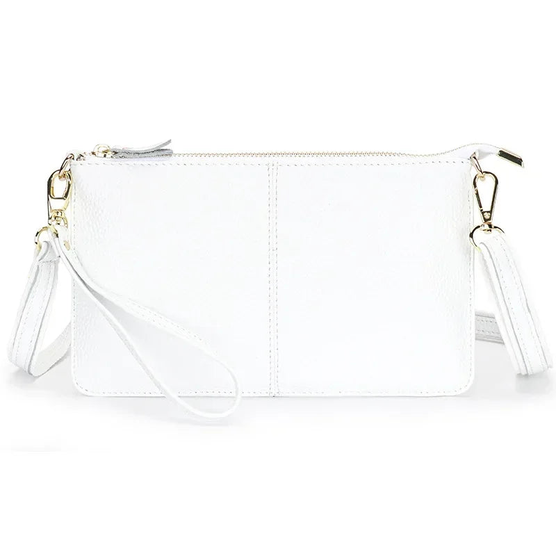 Black Grained Leather Edgware Clutch