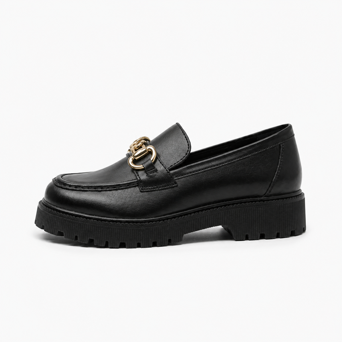 Pimlico Gold Chain Platform Loafers