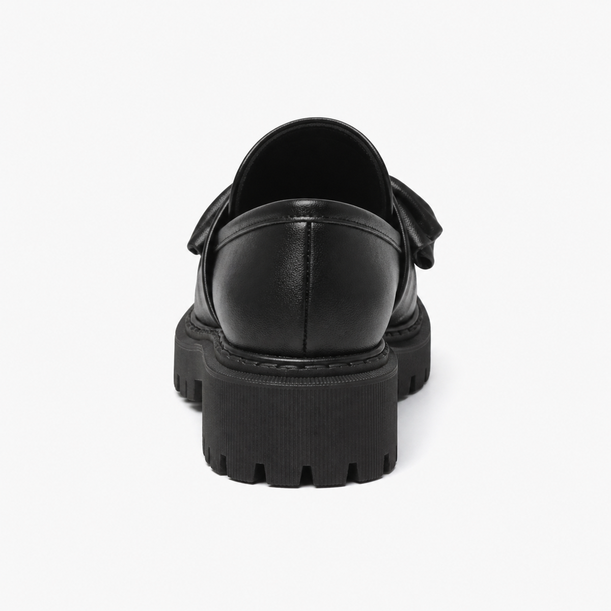 Barnes Black Bow Flatform Loafers