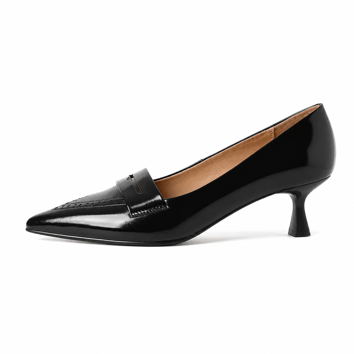 Chiswick Camel Pointed Toe Loafers