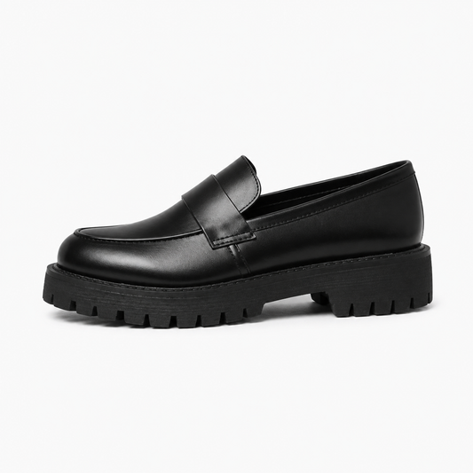Hoxton Cleated Sole Platform Loafers