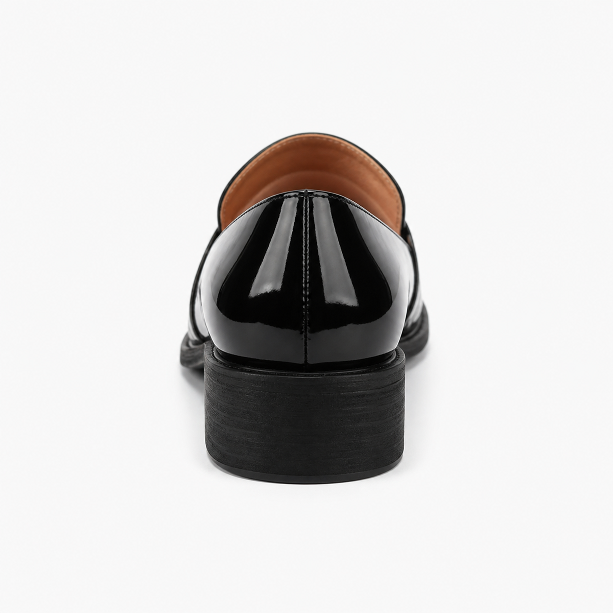 Whitechapel Square Heel Patent Loafers