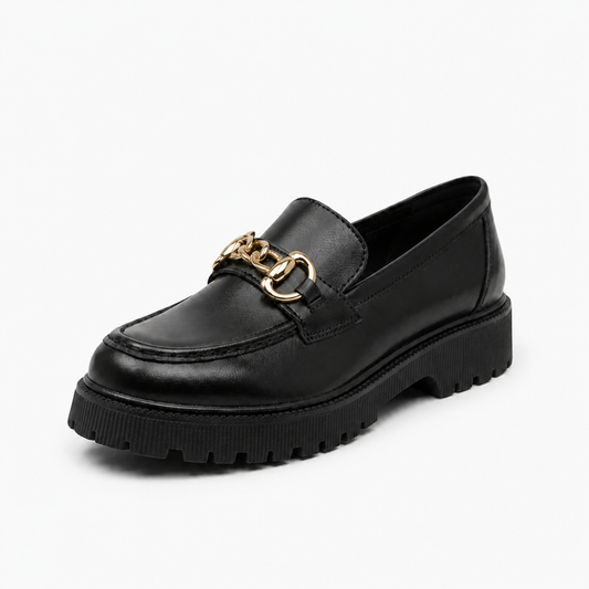 Pimlico Gold Chain Platform Loafers