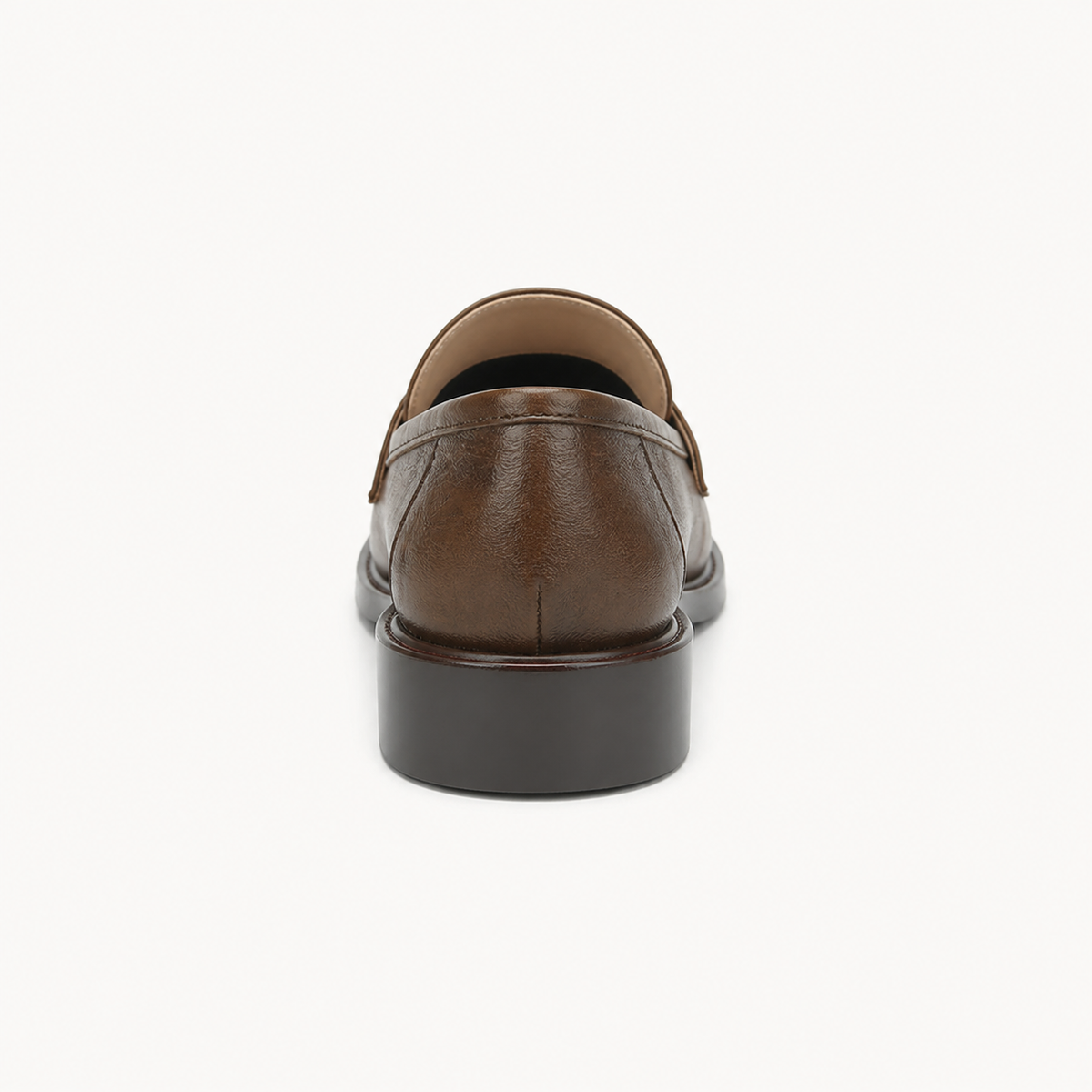 Peckham Khaki Leather Loafers