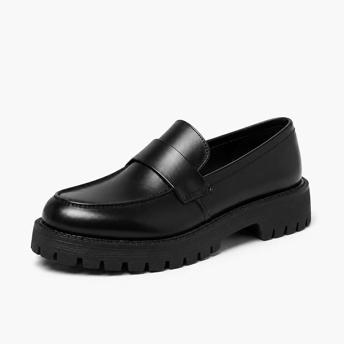 Hoxton Cleated Sole Platform Loafers