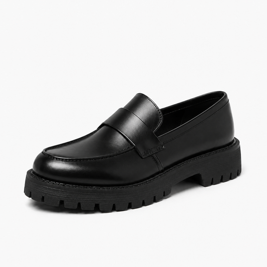 Hoxton Cleated Sole Platform Loafers