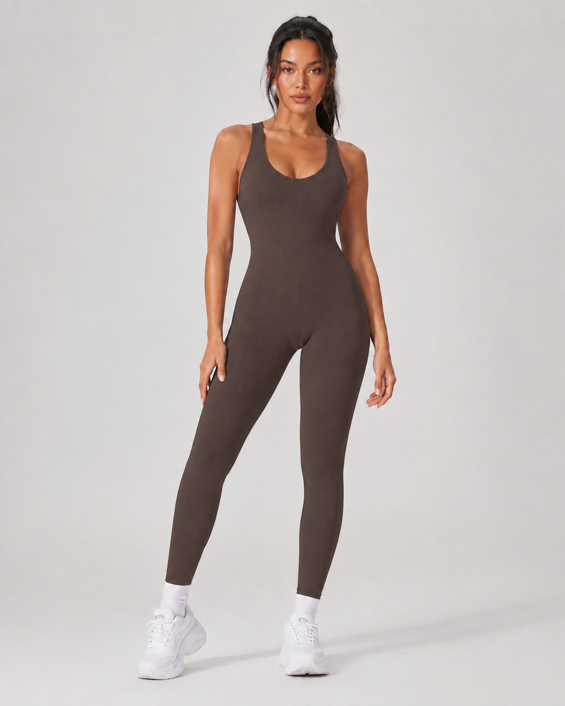 Alba Seamless Open Back Playsuit
