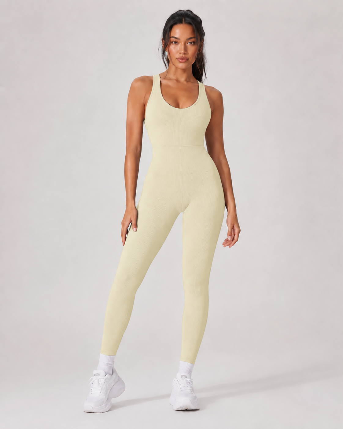 Alba Seamless Open Back Playsuit